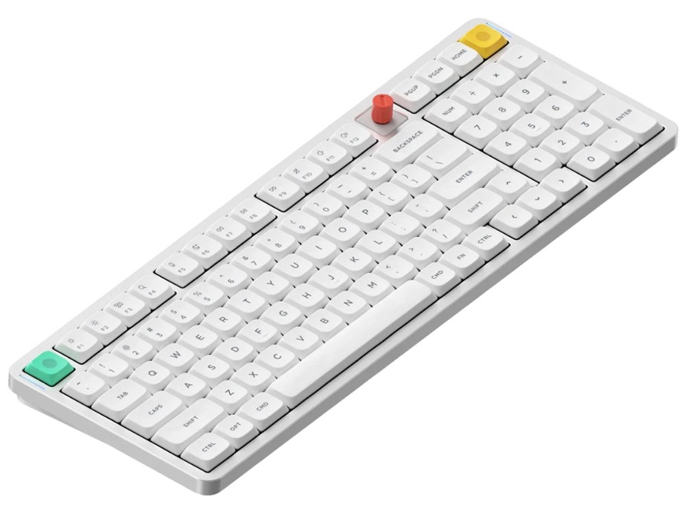 NuPhy Air100 V3 Wireless Low-Profile Keyboard Nova White