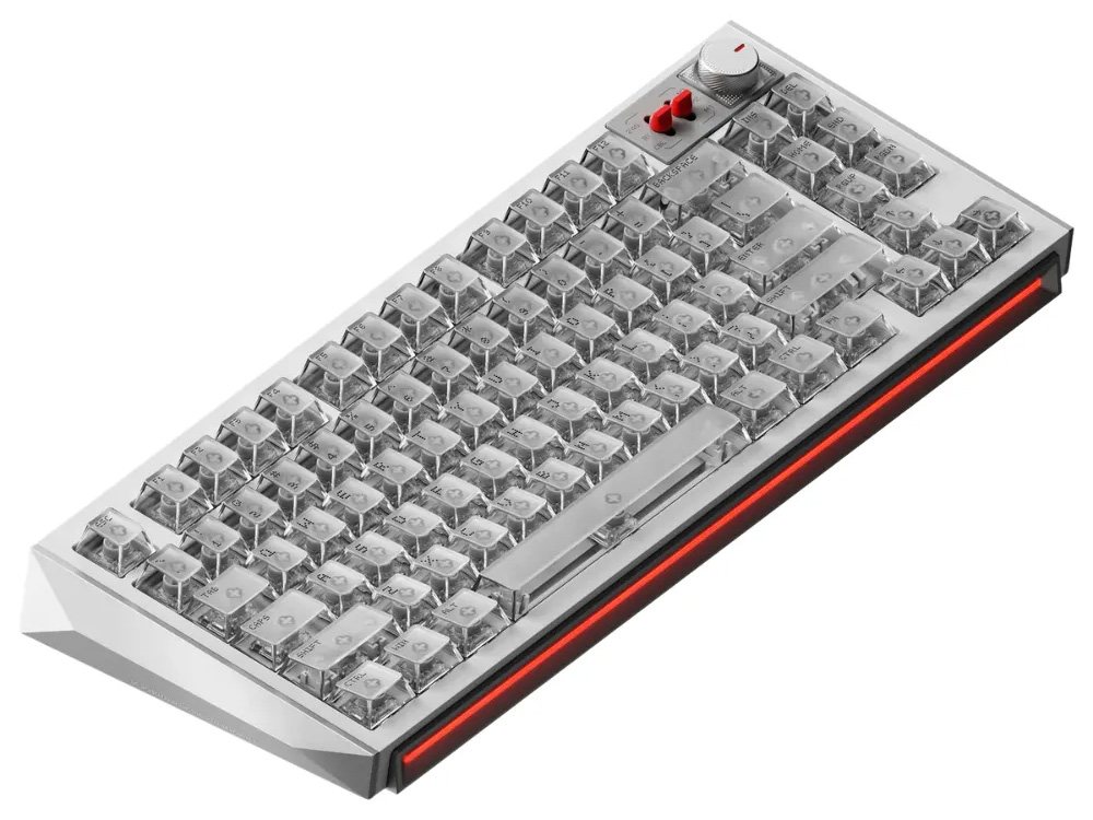 NuPhy WH80 HE 80% 8K Wireless Jade Dragon N Magnetic Gaming Keyboard - Nova White