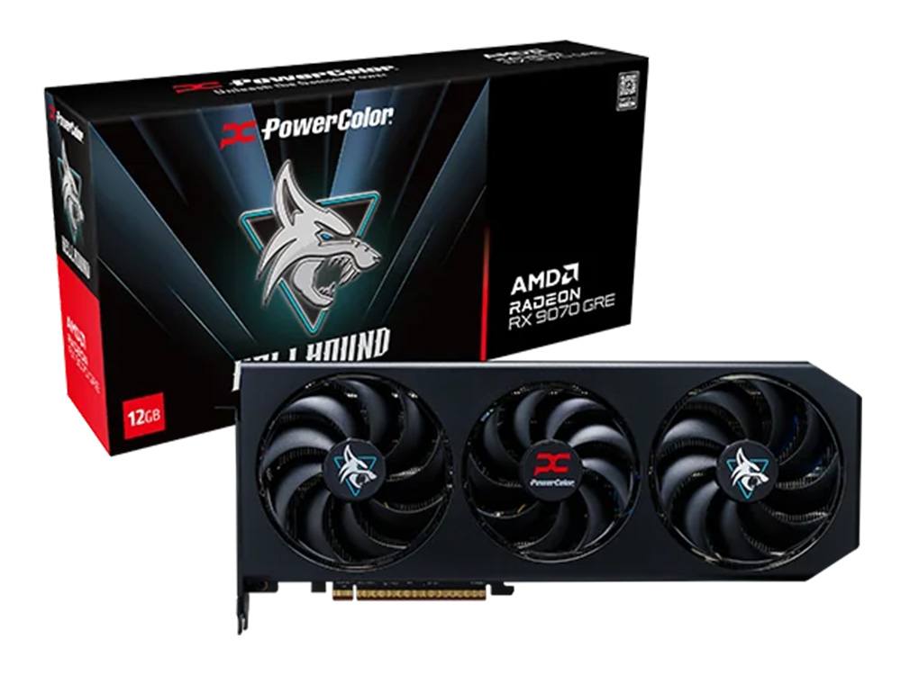 PowerColor Hellhound Radeon RX 9070 GRE 12GB GDDR6 Graphics Card