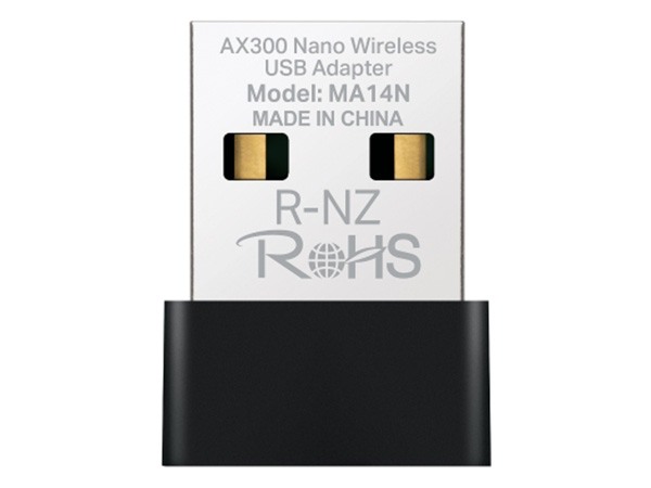 TP-Link Mercusys MA14N AX300 Nano Wi-Fi 6 2.4GHz Wireless USB Adapter