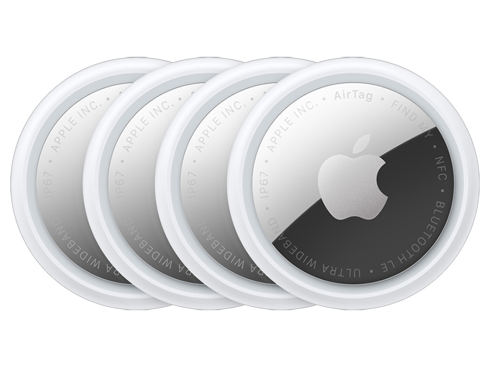 Apple AirTag 2nd Gen IP67 Ultra Wideband Bluetooth Item Tracker (4-Pack)
