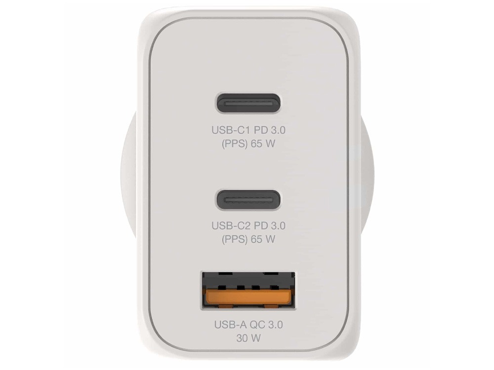 Verbatim 67016 3-Port 65W GaN Charger