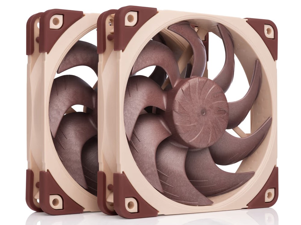 Noctua NF-A12x25 G2 PWM Sx2-PP chromax.black 120mm Dual Fan Pack