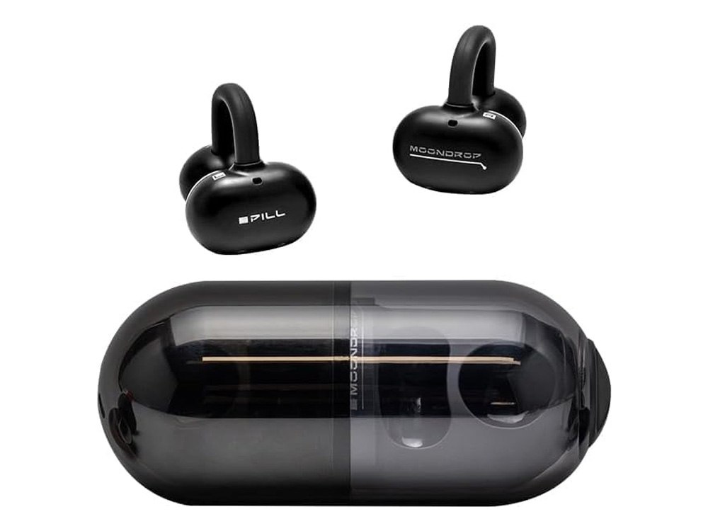 MOONDROP Pill OWS Open-Ear Ear Clip Wireless Earbuds - Black