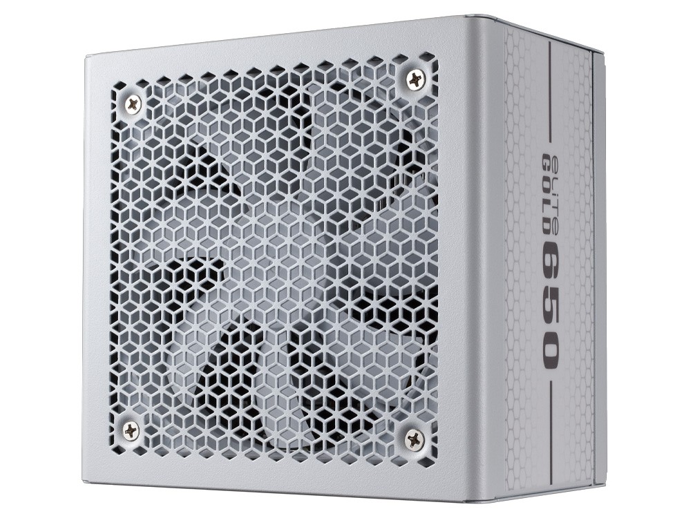 Cooler Master Elite Gold 650 650W 80+ Gold Fully Modular ATX 3.1 Power Supply - White Edition