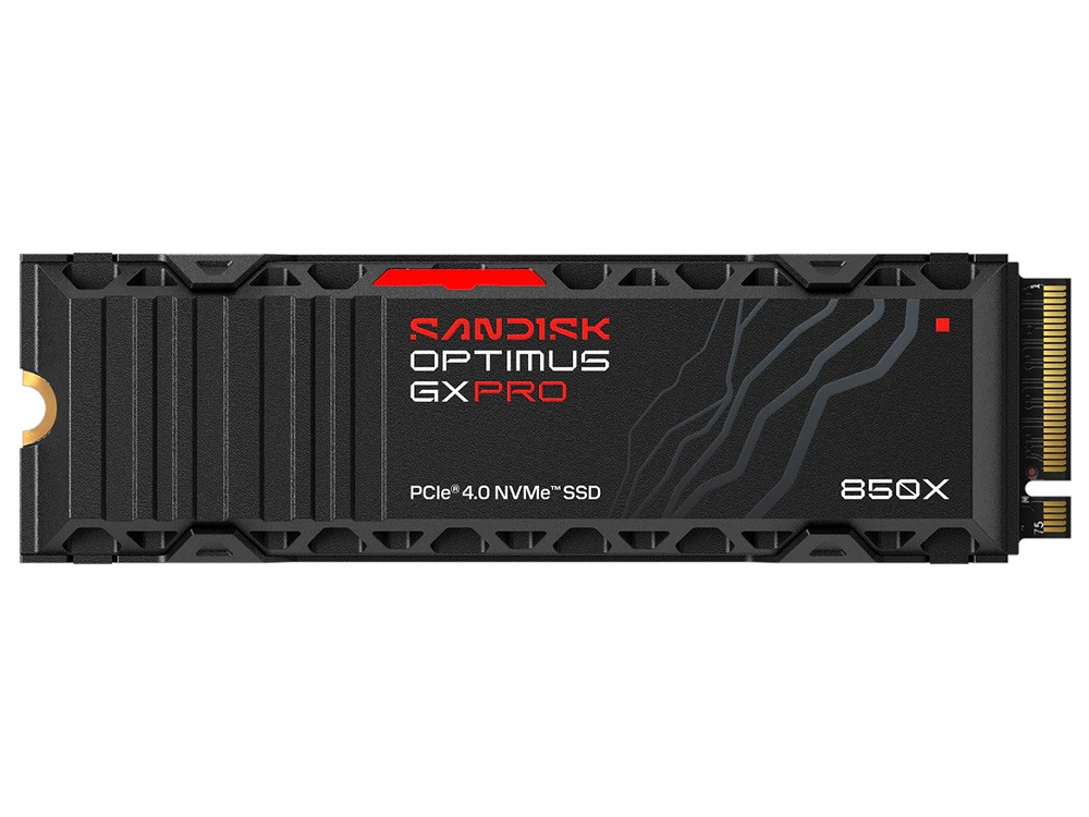 SanDisk Optimus GX PRO 850X 2TB PCIe 4.0 NVMe M.2 SSD with Heatsink
