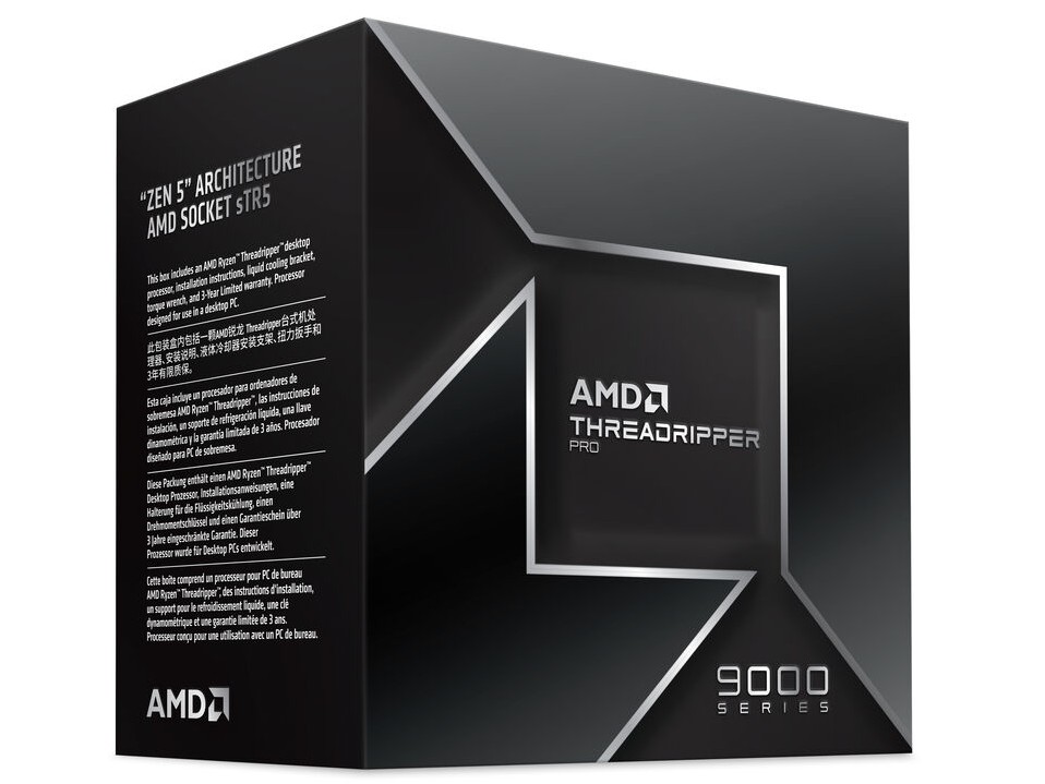 AMD Ryzen Threadripper PRO 9955WX 16-Core 5.4GHz sTR5 Workstation Processor