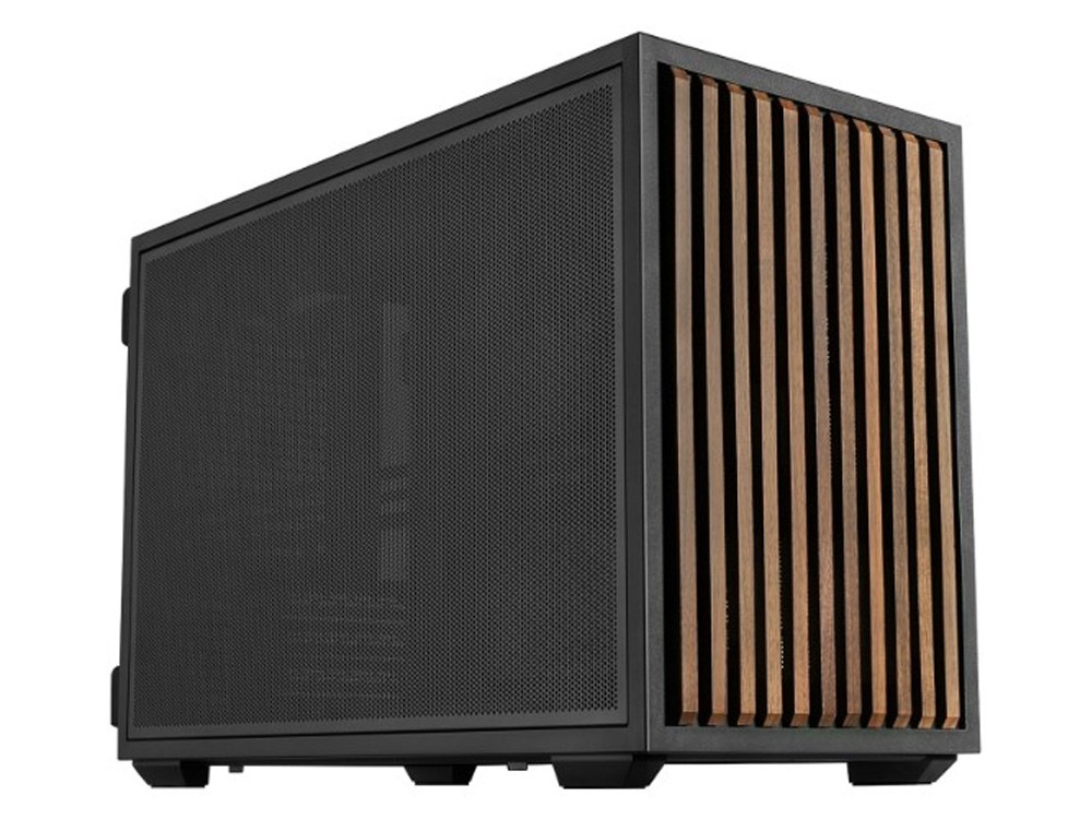 Lian Li DAN Cases B4 Wood Edition Micro-ATX SFF PC Case - Black Walnut