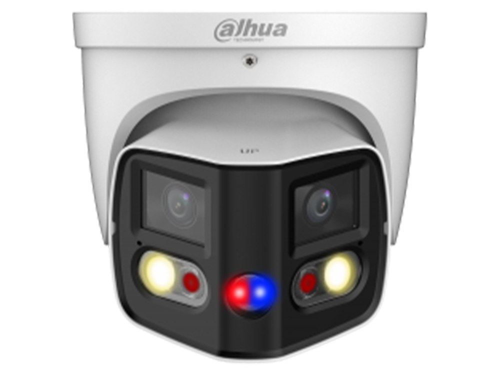 Dahua WizSense 2x4MP TiOC Duo Splicing Eyeball Network Camera - White