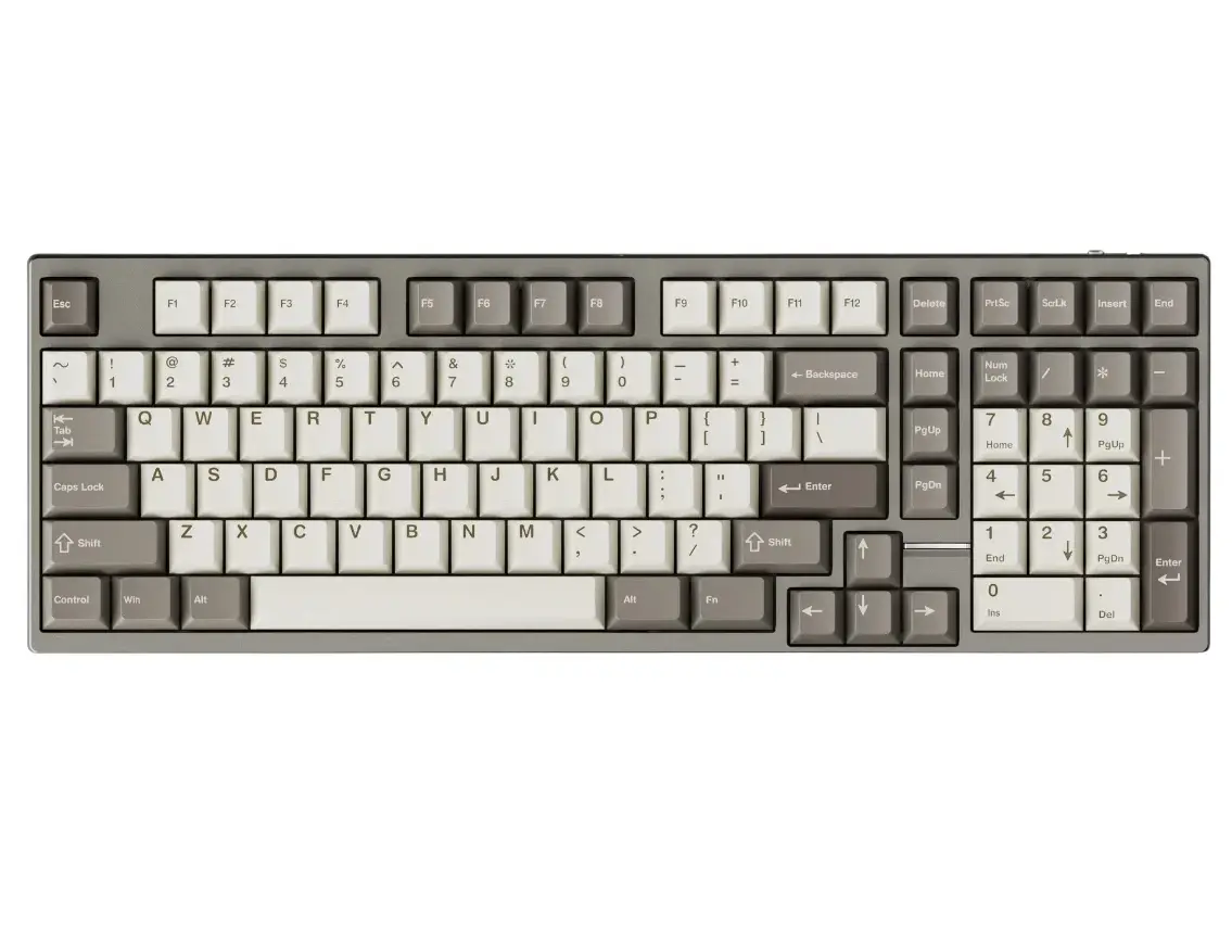 Qwertykeys Neo Studio Neo98 Prebuilt Wireless Mechanical Keyboard (Anodized Taupe Grey)