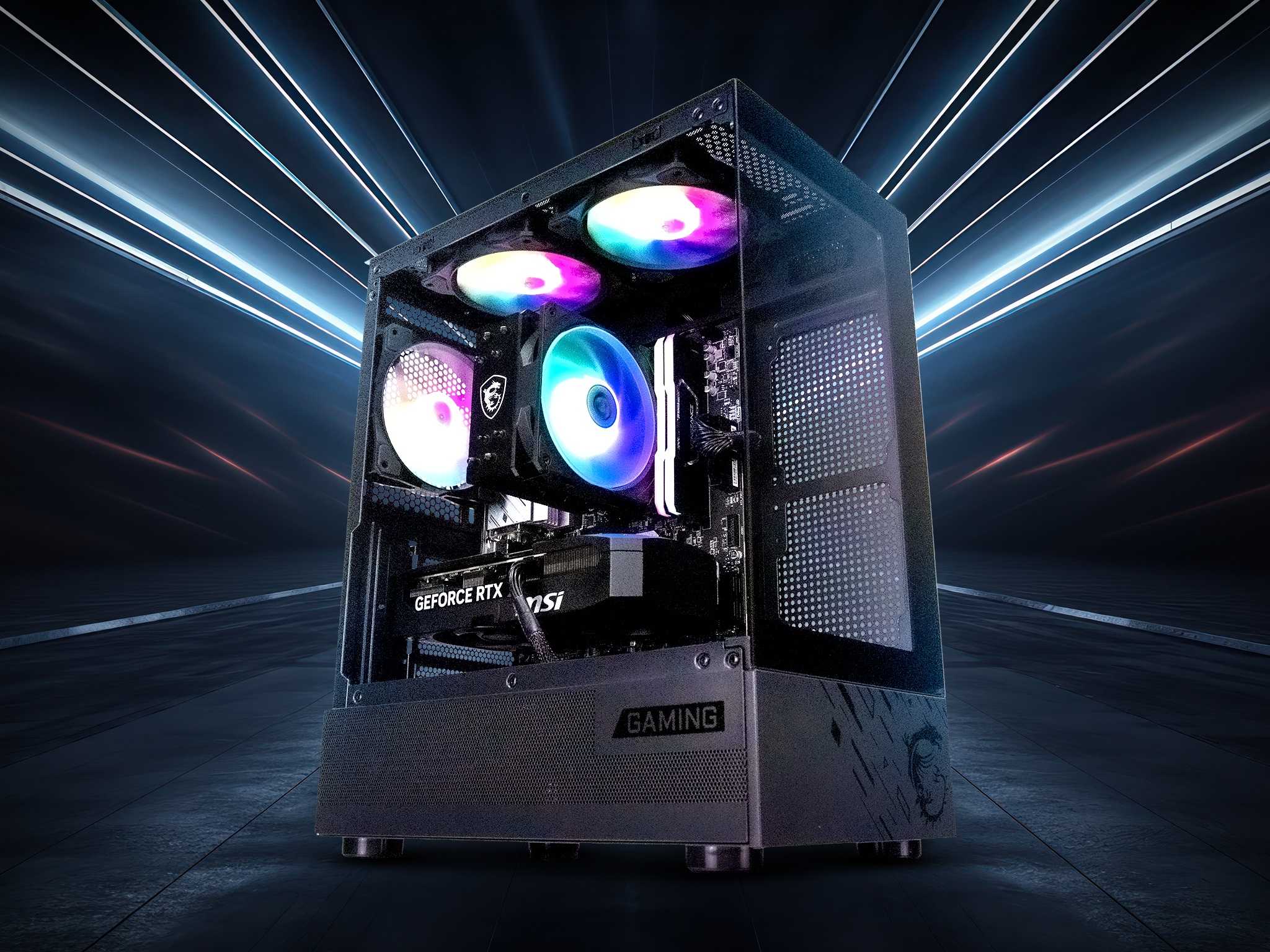 Centre Com Black EVO V3 Ryzen 5 7500F RTX 5070 Gaming PC with Windows 11 Home