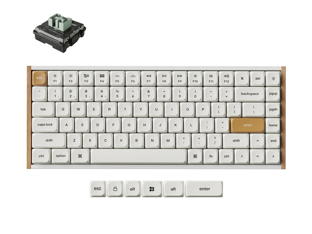 Keychron K3 HE Wireless Magnetic Switch Custom Keyboard - White