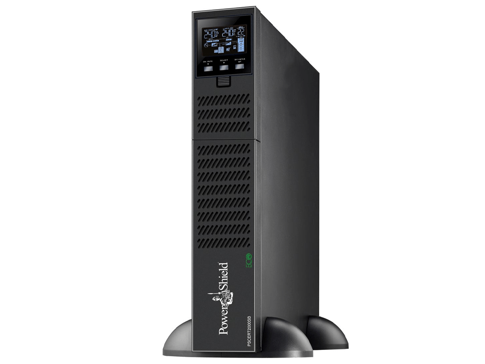 PowerShield Centurion RT 2000VA Short Base PSCERT2000SB 1800W True Online Double Conversion 2U Rack/Tower UPS
