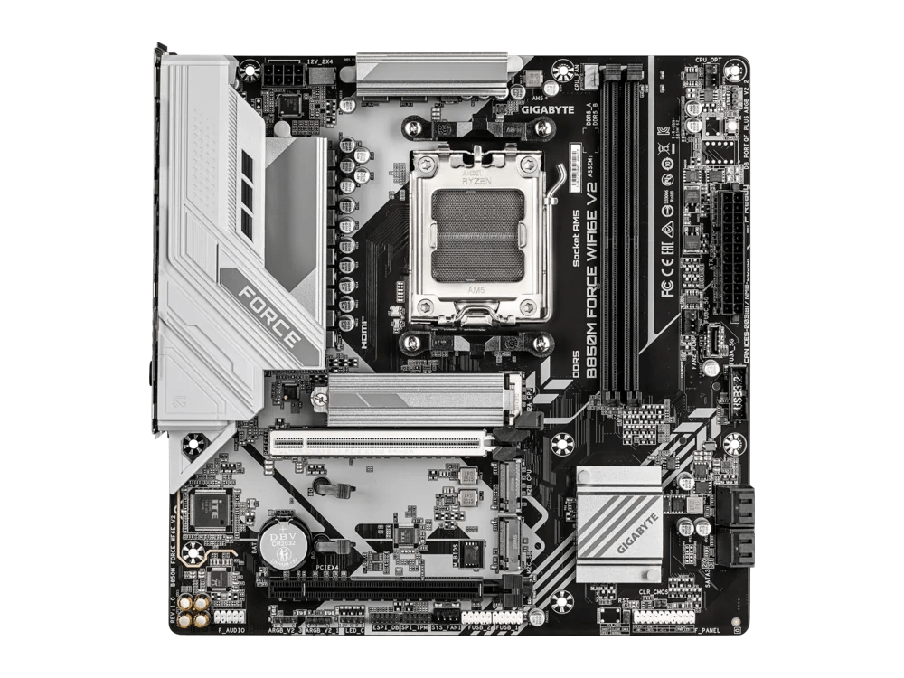 GIGABYTE B850M FORCE Wi-Fi 6E V2 AM5 mATX Motherboard